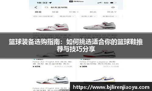 篮球装备选购指南：如何挑选适合你的篮球鞋推荐与技巧分享